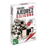 Échiquier silicone - Jeu d'échecs échiquier classique échecs de voyage - Rouge et Noir