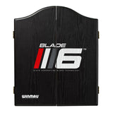 Ensemble Armoire de fléchettes Winau - Blade 6 triple Core PDC - ensemble de fléchettes - Rouge et Noir