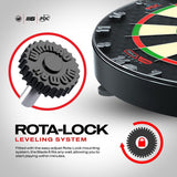 Ensemble Armoire de fléchettes Winau - Blade 6 triple Core PDC - ensemble de fléchettes - Rouge et Noir