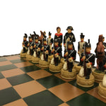 Ensemble Campagne de Russie - ensemble d'échecs décoratif - Rouge et Noir