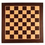 Ensemble Club CHAVET - Marron - jeu d'échecs ensemble classique cadeau bel objet - Rouge et Noir