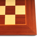 Ensemble Club CHAVET - Marron - jeu d'échecs ensemble classique cadeau bel objet - Rouge et Noir