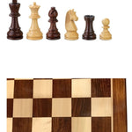 Ensemble Club Palissandre - jeu d'échecs ensemble classique cadeau bel objet - Rouge et Noir