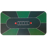 Ensemble Mallette de Poker Luxe - Bois noir laqué avec racks et double fond - 500 jetons sunshine + Tapis pokerstar + Cartes KEM - coffret de poker de luxe cadeau bel objet - Rouge et Noir