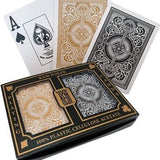 Ensemble Mallette de Poker Luxe - Bois noir laqué avec racks et double fond - 500 jetons sunshine + Tapis pokerstar + Cartes KEM - coffret de poker de luxe cadeau bel objet - Rouge et Noir