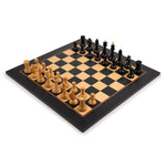 Ensemble Queen's Gambit "Le jeu de la dame" Officiel - ensemble échecs classique et décoratif cadeau adulte - Rouge et Noir