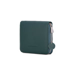 Etui de bridge en cuir pleine fleur - Emeraude - jeu de cartes coffret bridge à jouer coffret de cartes luxe - Rouge et Noir