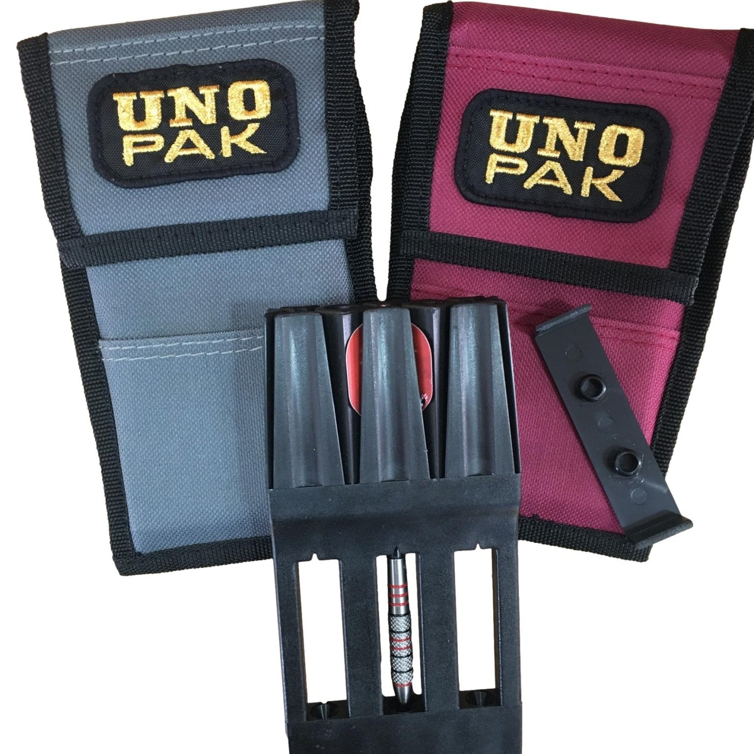 Etui fléchette - Uno Pack - accessoire Fléchettes - Rouge et Noir