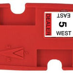 Etuis Bridge Duplicate (par 8) - jeu de cartes bridge - Rouge et Noir