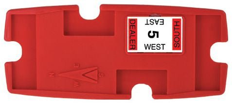 Etuis Bridge Duplicate (par 8) - jeu de cartes bridge - Rouge et Noir