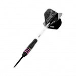 Fléchettes 80% Nickel Tungstène - Raise B - Rose - Fléchettes acier - Rouge et Noir