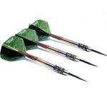 Fléchettes Green Line 90% tungstene - Glory - Royal Darts - Fléchettes acier - Rouge et Noir