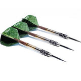 Fléchettes Green Line 90% tungstene - Glory - Royal Darts - Fléchettes acier - Rouge et Noir