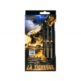 Fléchettes Laiton - Pointes plastiques - Tigresse - Fléchettes acier - Rouge et Noir