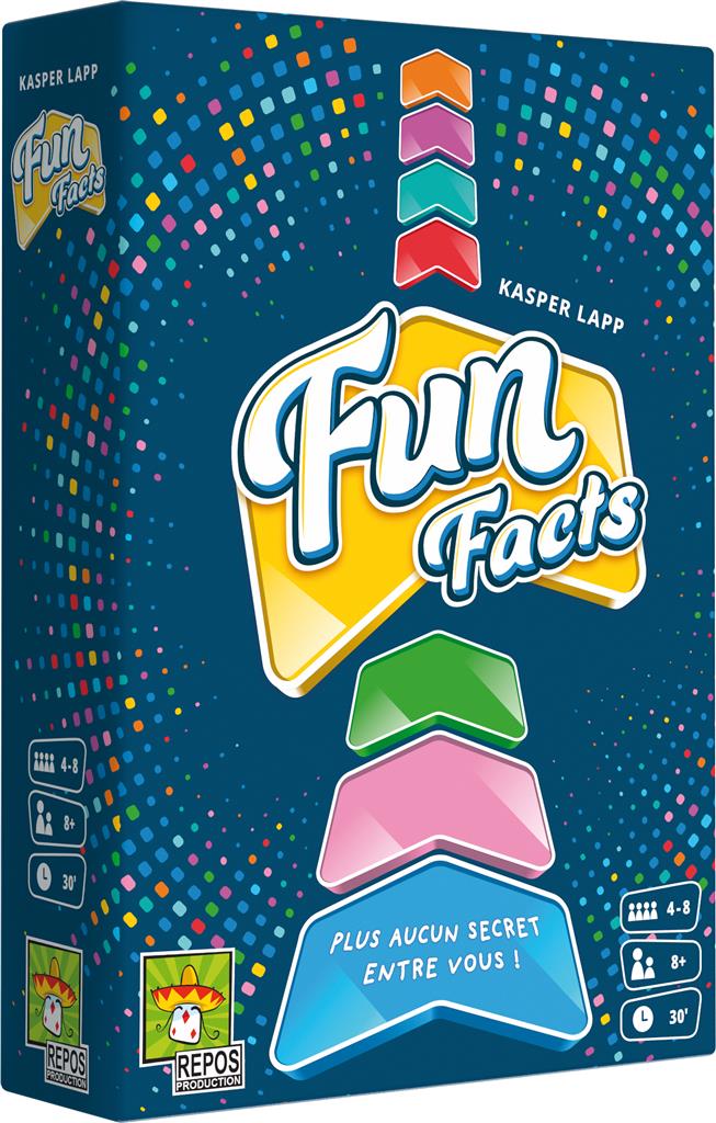 FUN FACTS - Jeu de plateau ambiance - Rouge et Noir