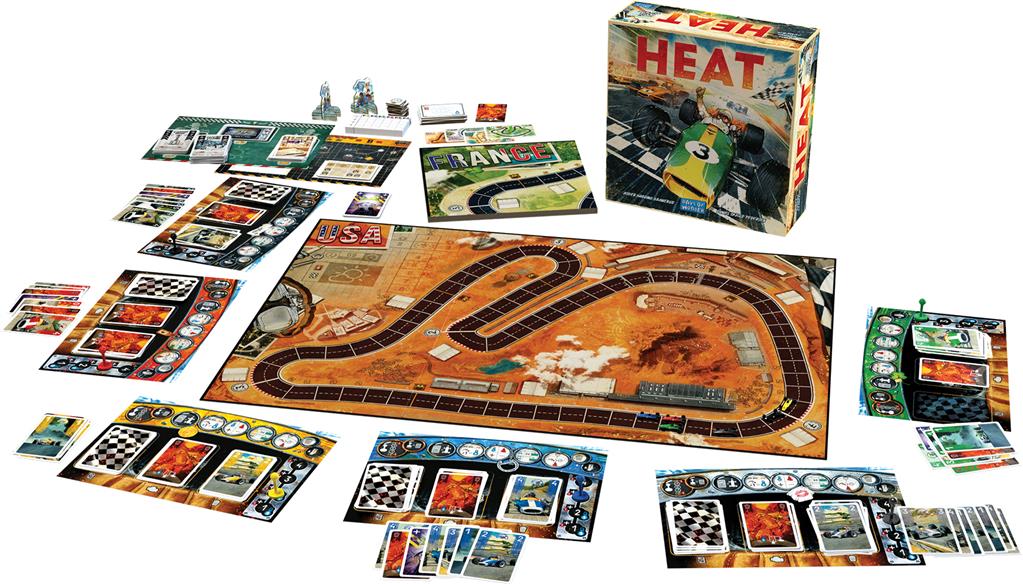 Heat - Jeu de plateau de stratégie enfantine - Rouge et Noir