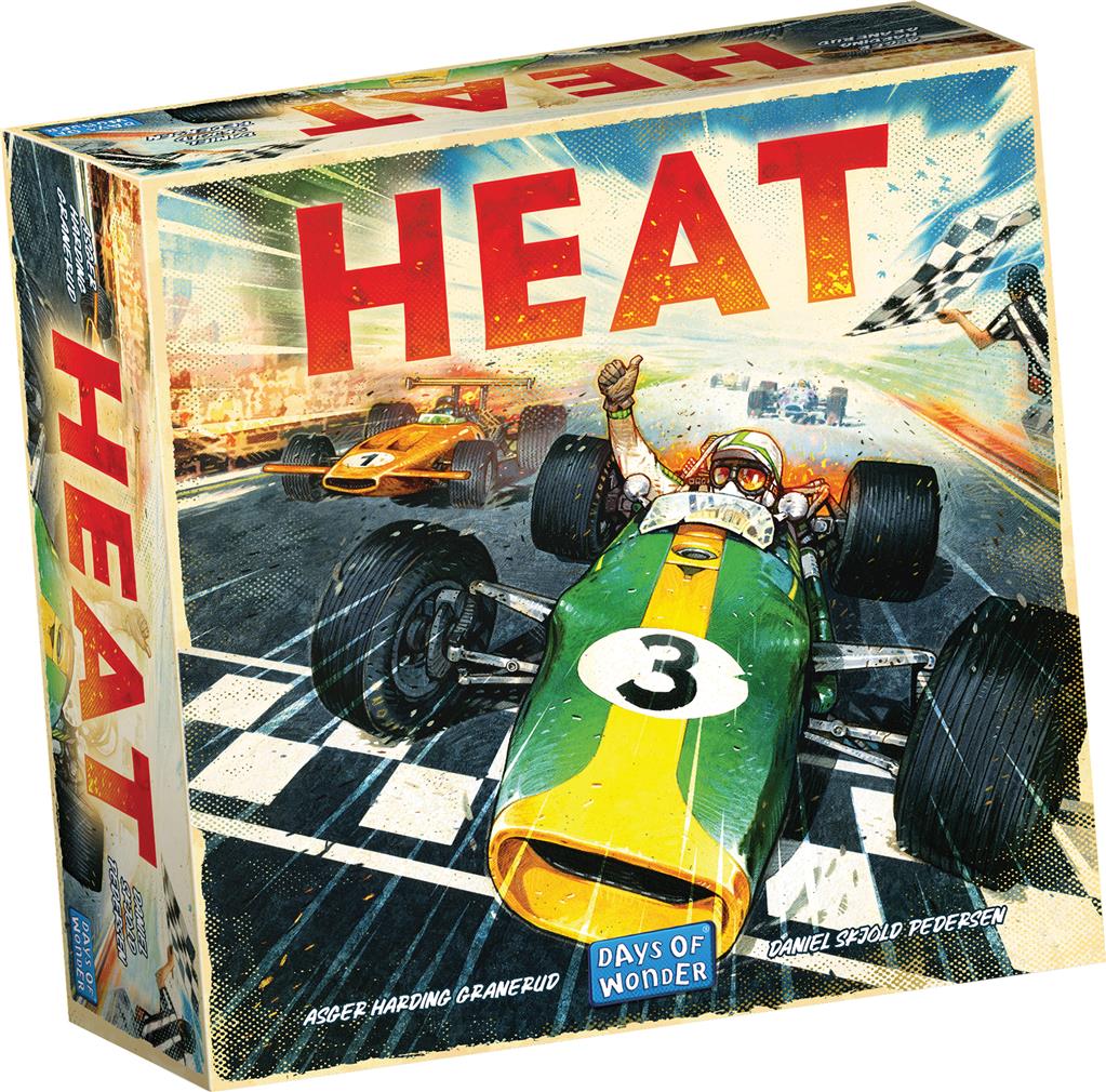 Heat - Jeu de plateau de stratégie enfantine - Rouge et Noir