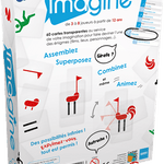 Imagine - Jeu de plateau d'ambiance et de vivacité - Rouge et Noir
