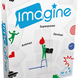 Imagine - Jeu de plateau d'ambiance et de vivacité - Rouge et Noir