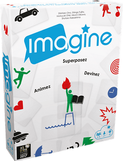 Imagine - Jeu de plateau d'ambiance et de vivacité - Rouge et Noir