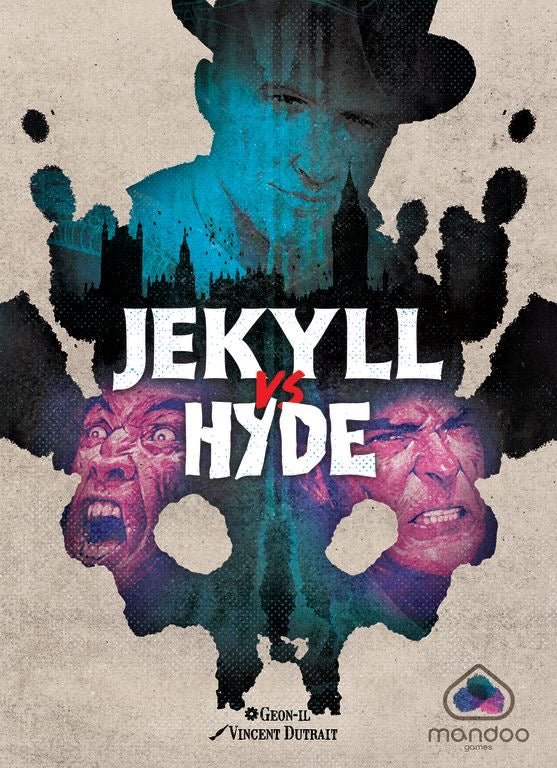 Jekyll Vs Hyde - Jeu de société et plateau de stratégie de cartes à deux coopératif - Rouge et Noir