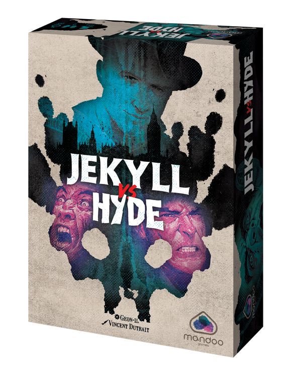 Jekyll Vs Hyde - Jeu de société et plateau de stratégie de cartes à deux coopératif - Rouge et Noir