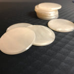 Jetons de 421 marbrés - Blanc - par 25 - jeu de dés coffret de dés - Rouge et Noir