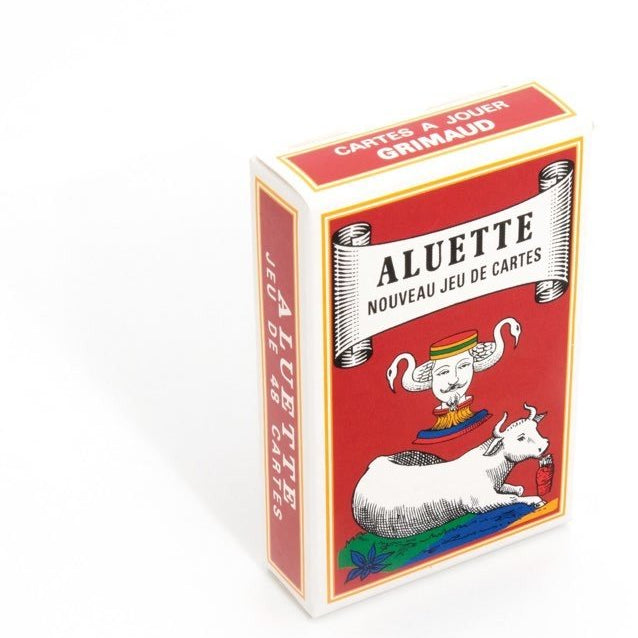 Jeu d'Aluette - 48 cartes - Cartes à jouer - Rouge et Noir