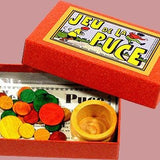 Jeu de la puce - fin de soirée solitaire - Rouge et Noir