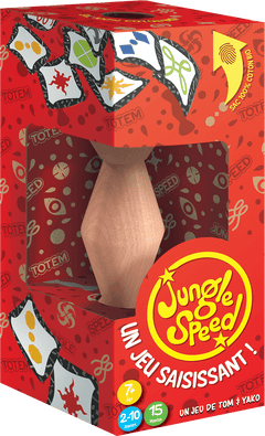 Jungle Speed - Jeu de plateau d'ambiance et de vivacité enfants - Rouge et Noir