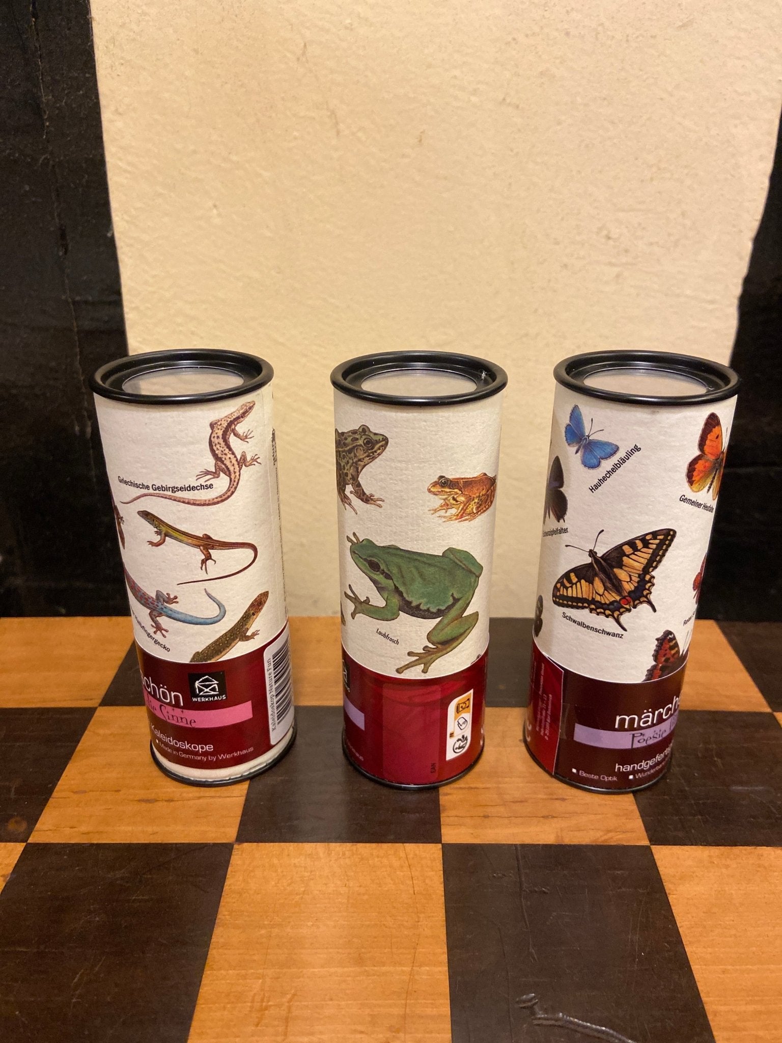 Kaleidoscope NATURE - Jeux Optiques - Rouge et Noir