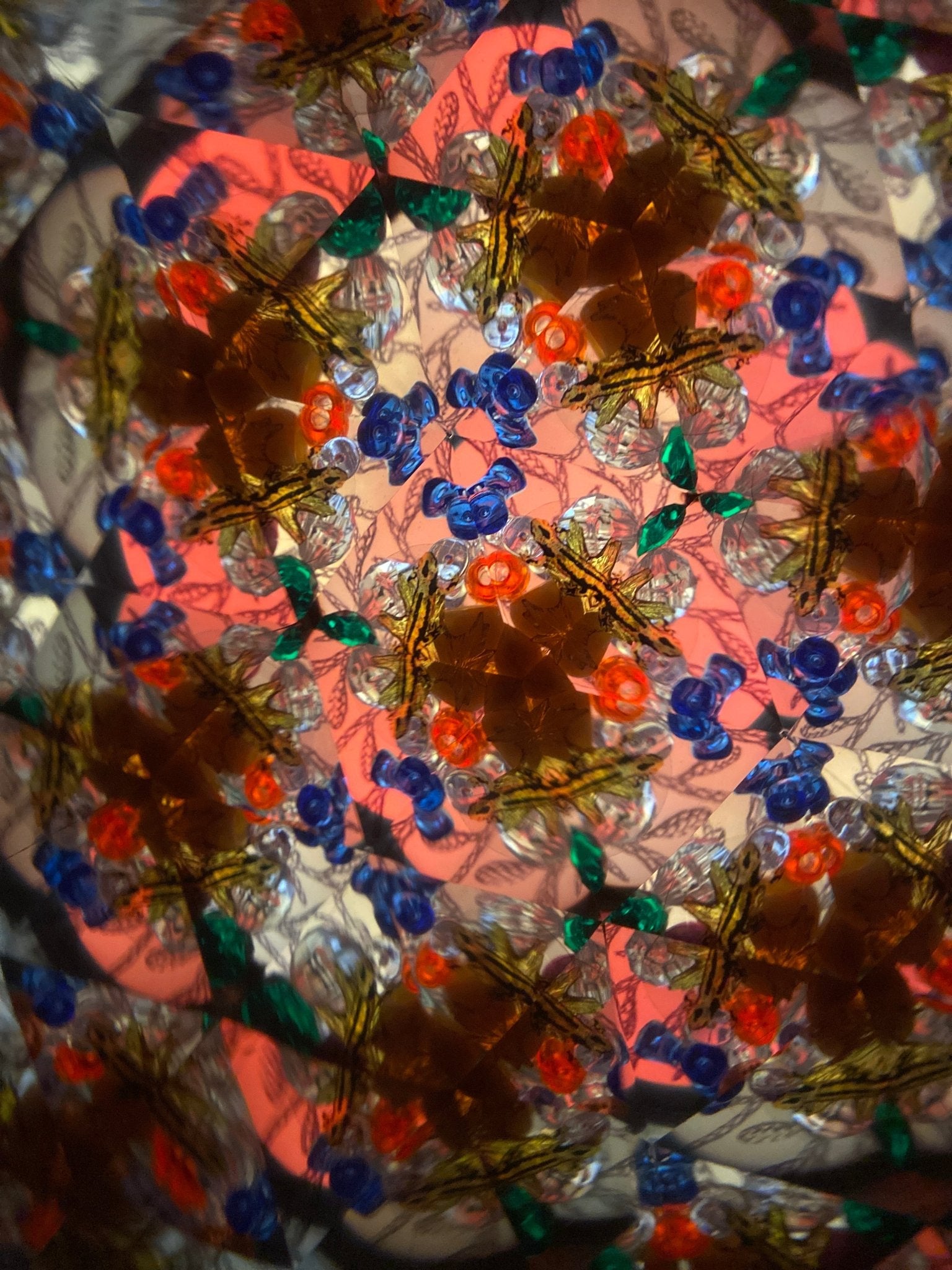 Kaleidoscope NATURE - Jeux Optiques - Rouge et Noir