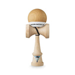 Kendama Pop - KROM - Bois Naturel - Jeu d'adresse en bois - Rouge et Noir