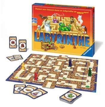 Labyrinthe - Jeu de plateau enfants - Rouge et Noir