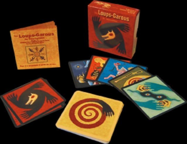 Loups - garous - Jeu de base - Jeu de plateau de rôles enfants - Rouge et Noir