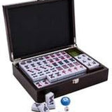 Mah - Jong - Coffret bois - Noir - PM - jeu traditionnel jeu de mah - jong - Rouge et Noir