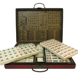 Mah - Jong - Coffret chinois - XXL - jeu traditionnel jeu de mah - jong - Rouge et Noir