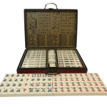 Mah - Jong - Coffret chinois - XXL - jeu traditionnel jeu de mah - jong - Rouge et Noir