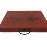 Mah - Jong - Coffret chinois - XXL - jeu traditionnel jeu de mah - jong - Rouge et Noir