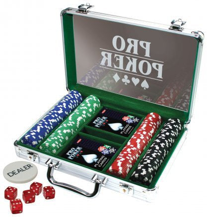 Mallette de 200 jetons - Dice - Alu - mallette de poker aluminium - Rouge et Noir