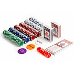 Mallette de 300 jetons - Dice - 11,5 gr - mallette de poker aluminium - Rouge et Noir