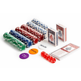 Mallette de 300 jetons - Dice - 11,5 gr - mallette de poker aluminium - Rouge et Noir