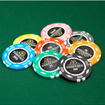 Mallette de 300 jetons - Héritage - 14,5 gr - mallette de poker aluminium coffret de poker de luxe - Rouge et Noir