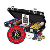 Mallette de 300 jetons - Royal - 11,5 gr - mallette de poker aluminium - Rouge et Noir