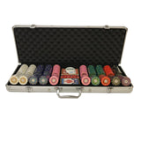 Mallette de 500 jetons - Sunshine - 14,5 gr - mallette de poker aluminium coffret de poker de luxe - Rouge et Noir