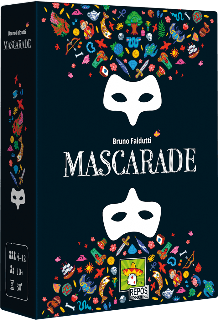 Mascarade - Jeux de Société et de Plateaux - Rouge et Noir