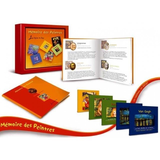 Memory - Mémoire de Peintres (Coffret orange) - Mémorys - Rouge et Noir