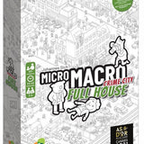 Micro Macro - Crime city - Full house - Jeu de plateau de stratégie coopératif - Rouge et Noir