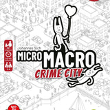 Micro Macro - Crime city - Jeu de plateau de stratégie coopératif - Rouge et Noir