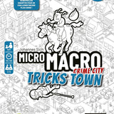 Micro Macro - Crime city - Tricks town - Jeu de plateau de stratégie coopératif - Rouge et Noir